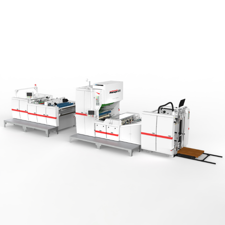 Automatic Chain Knife Powder-Removal Laminating Machine
