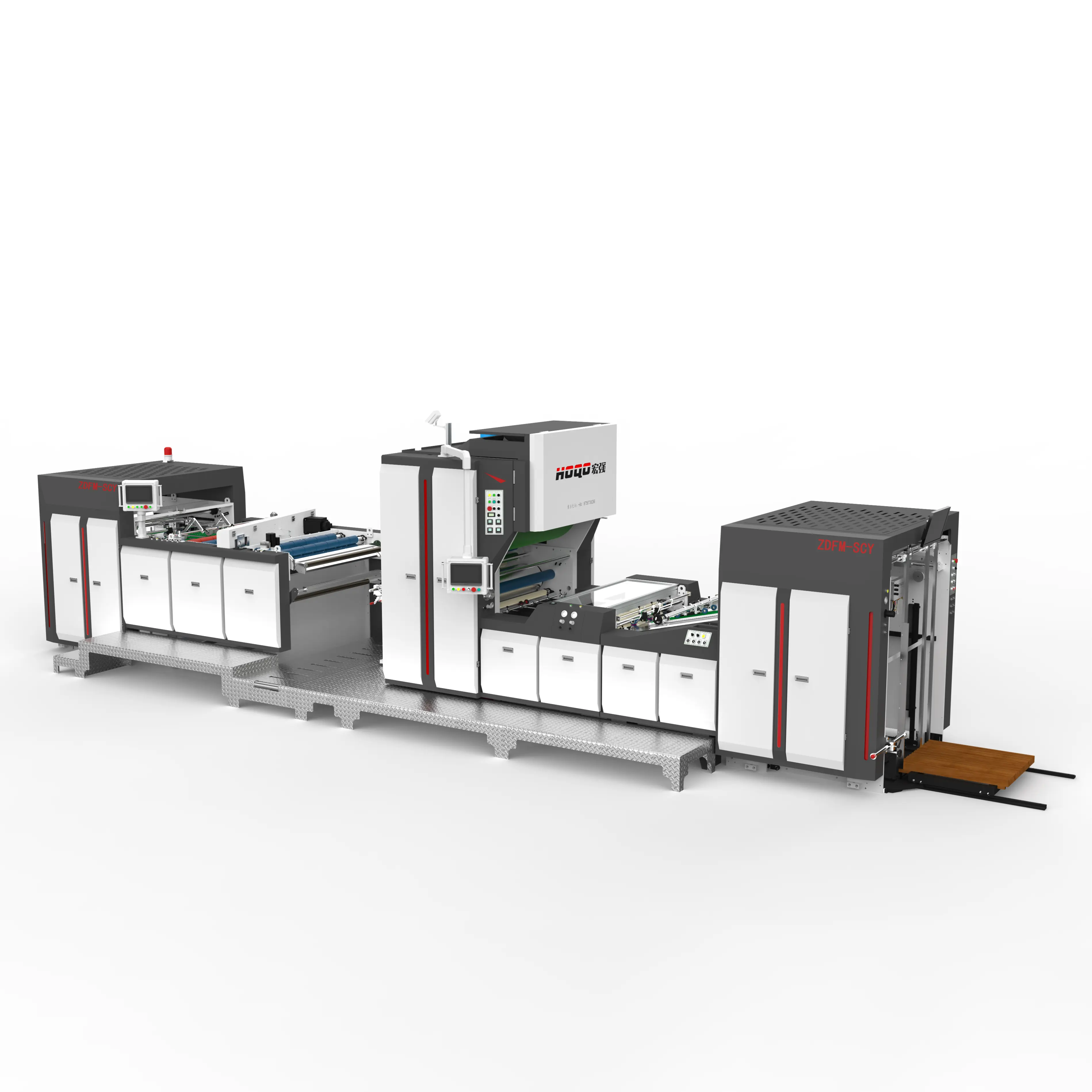 Intelligent Servo Chain Knife Powder-Removal Laminating Machine