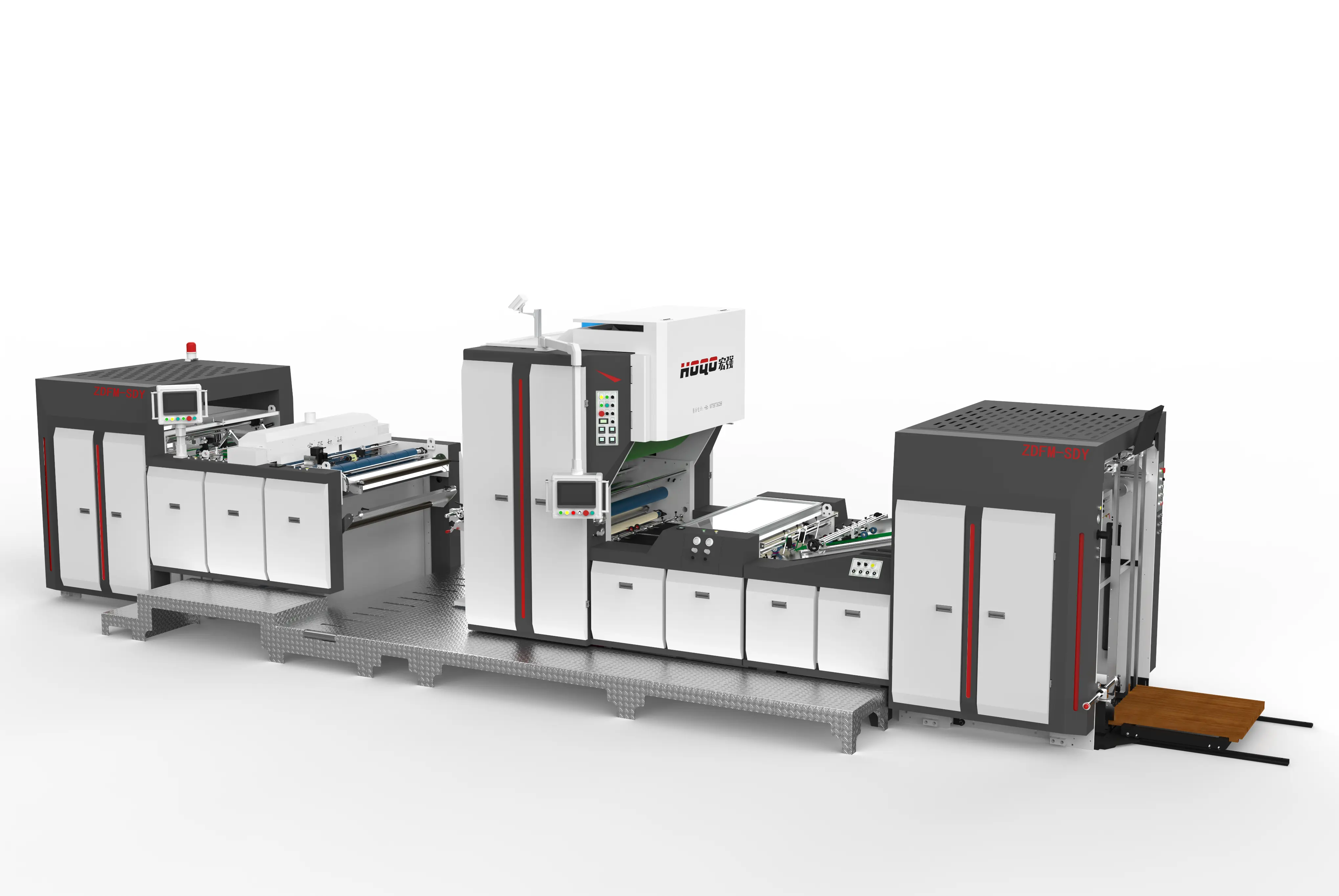 Intelligent Servo Hot Knife Powder-Removal Laminating Machine